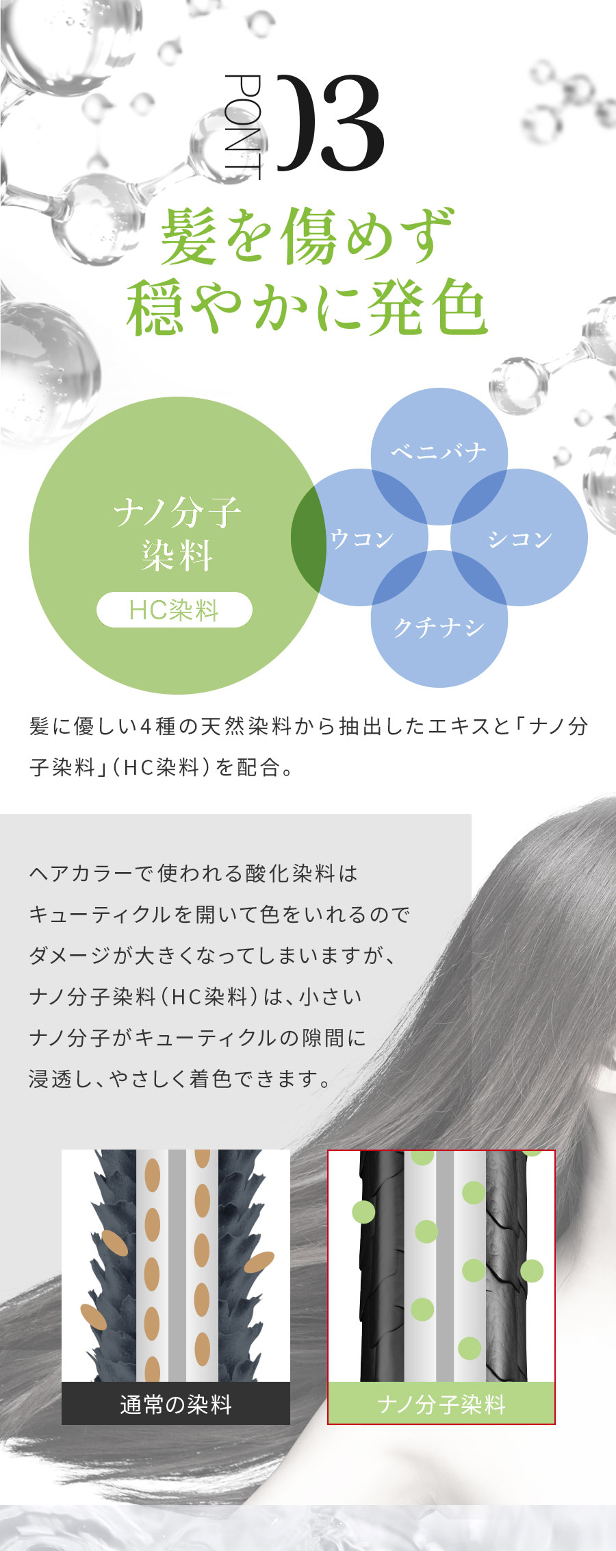 03髪を傷めず穏やかに発色